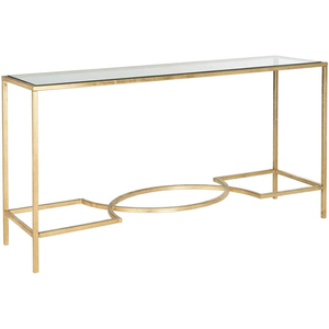Console élégante avec étagère, structure en X, table d'entrée, meuble d'appoint pour couloir, salon, maison et bureau - Product Image 2