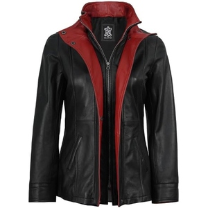 <b>Women</b>’s Premium Genuine <b>Leather</b> <b>Long</b> Coat Elegant Full Length Classic Tailored Winter Fashion Outerwear <b>Jacket</b> Custom Apparel - Product Image 1