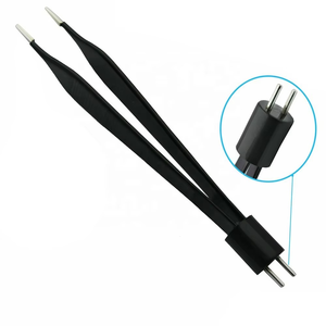 คีมคีบอเมริกันแบบไม่ติดเนื้อเยื่อ ยี่ห้อ Adson Bipolar Forceps ขนาด 12 ซม. ปลายโลหะผสมสีเงิน ใช้ซ้ำได้ สำหรับการผ่าตัดและห้ามเลือด ได้รับเครื่องหมาย CE ISO - Product Image 2