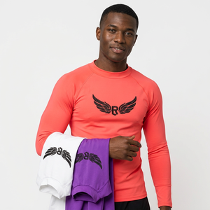 BJJ MMA Rashguard Children Unisex Full Sleeve Compression Breathable Quick Dry UPF50+ Anti-UV Spandex Anti-Rip for No-Gi - Product Image 6