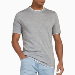 T-shirt pour homme 100% coton 200 g/m², coupe classique, avec logo de marque personnalisé sur le devant, col rond, manches courtes, séchage rapide et respirant - Product Image 5