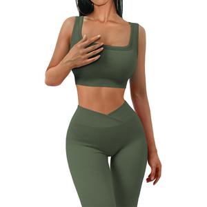 Conjunto de Yoga para Mujer con Logotipo Personalizado, Ropa Deportiva de Talla Grande, Diseño sin Costuras con Imágenes Atractivas, Conjuntos de Yoga para Fitness - Product Image 6