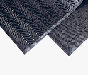 Tapete de Goma con Patrón de Ondas, Antideslizante, Impermeable, Protector de Pisos para Uso Industrial, Comercial y Doméstico - Product Image 4