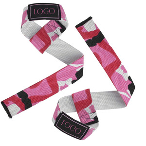 Professional Grade Camou Design Cotton <b>Lifting</b> Wrist <b>Straps</b> with Neoprene Padding <b>for</b> Grip Support and Weight Training - Product Image 6