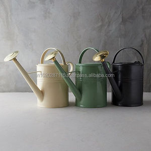 Bidon d'eau galvanisé décoratif fonctionnel parfait pour les jardinières de jardin ou de patio avec poignées faciles à transporter - Product Image 5