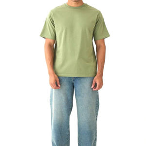 เสื้อยืดคอกลมผู้ชาย แขนสั้น ผ้าฝ้ายสีพื้น แห้งเร็ว ระบายอากาศได้ดี ทรงปกติ สวมใส่สบาย - Product Image 3