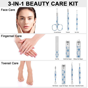 Professional Luxurious Beauty Care Instruments <b>Kit</b> Stainless Steel <b>Manicure</b> Pedicure Nail Grooming Tools Set High Quality - Product Image 3