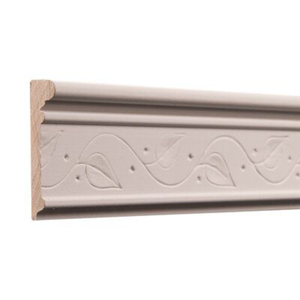 Plinthe décorative en bois massif de qualité supérieure pour base d'armoire de cuisine, moulure décorative, menuiserie intérieure, fabricant OEM - Product Image 1