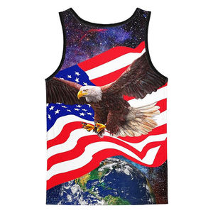 Camiseta sin Mangas Transpirable de Secado Rápido a Precio de Fábrica, Chaleco Deportivo Unisex para Gimnasio, Sublimación, Running - Product Image 2