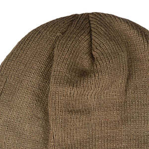 Bonnet d'hiver décontracté en jacquard uni, tricoté sur mesure, nouveau design, brodé, vente en gros - Product Image 4