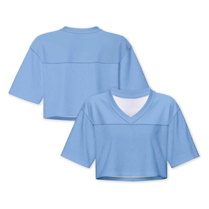 Women V Neck <b>Mesh</b> <b>Crop</b> <b>Top</b> Short Sleeve Loose Fit Solid Color Breathable Casual T Shirt Spring Summer Style - Product Image 1