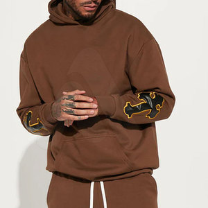 Conjunto Deportivo de Forro Polar para Hombre, Invierno, Bordado, 100% Algodón, Sudadera con Capucha Estampada, Diseño 2 en 1, Servicio OEM - Product Image 6