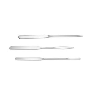 Juego de Espátulas Cosméticas de Acero Inoxidable Graduadas, 3 Piezas de Diferentes Tamaños, Herramienta para Mezclar Base de Maquillaje, Trio Profesional para Difuminar Maquillaje - Product Image 2