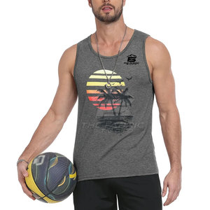 Camiseta sin Mangas Casual para Hombre, Tejido Transpirable, Mezcla de Algodón Suave, Uso Diario, Ropa Urbana Moderna - Product Image 6