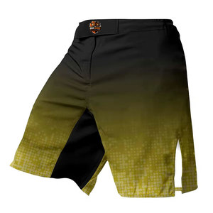 Shorts de grappling MMA pour hommes, coupe classique, polyester/coton, séchage rapide, légers, vêtements de performance pour le Jiu Jitsu, la lutte et l'entraînement - Product Image 3