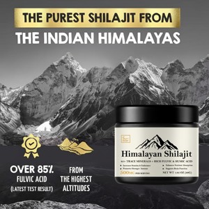 Résine de Shilajit de l'Himalaya Biologique pour Hommes et Femmes, Résine de Shilajit Pure avec plus de 85 Oligo-éléments et Acide Fulvique pour l'Énergie et la Force - Product Image 3