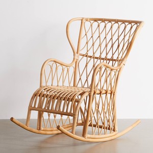 Sillas mecedoras de ocio hechas a mano sillón de ratán natural precio más barato al por mayor - Product Image 5