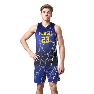 Uniforme de Baloncesto Sublimado Personalizado Dry Fit, Antiencogimiento, Transpirable, Conjunto de Camiseta y Pantalones Cortos de Baloncesto Sublimados, Precio Bajo de Fábrica - Product Image 2