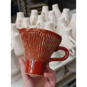 Wholesale Customizable Retro Ceramic Mug <b>Set</b> Striped Design Hand-Made for Home Party Use Dishwasher Microwave Safe Eco-Friendly - Product Image 3
