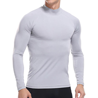 Chemise de compression pour homme sur mesure, respirante, séchage rapide, sans couture, manches longues, 220g, écologique, anti-UV, pour adultes