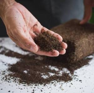 Substrat de culture bien drainé, milieu sain pour les racines des plantes, blocs de cocopeat organique à base de fibre de coco - Product Image 1