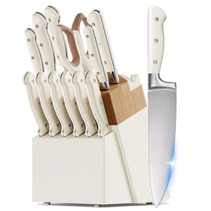 Customized Logo & Size Wholesale Quality Made Light Weight Steel Powder Coated Kitchen <b>Knife</b> <b>Set</b> - Product Image 1