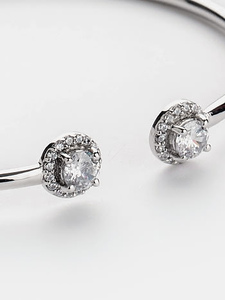 <b>Bracelet</b> in 925 Sterling <b>Silver</b> CZ Stone <b>Cuff</b> <b>Bracelet</b> Fine Jewellry Handmade Bulk Product - Product Image 5