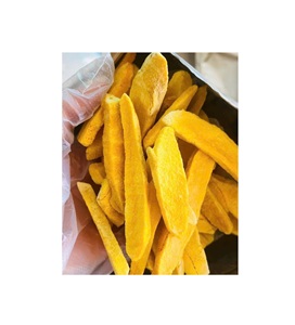 มะม่วงอบแห้งแบบแช่แข็ง ขนมผลไม้ธรรมชาติทั้งหมด สำหรับใช้เป็นส่วนผสมในขนมขบเคี้ยว ทรีลมิกซ์ ขายส่ง รับผลิตแบบ OEM แบรนด์ส่วนตัว วัตถุดิบอาหารว่าง - Product Image 1