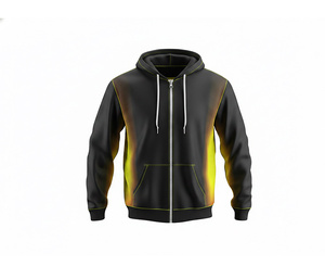 Sweat à capuche personnalisé à fermeture éclair intégrale pour clubs et équipes – Vêtement d'hiver tendance pour hommes, femmes et jeunes – Veste à capuche d'entraînement – Tenue de sport - Product Image 5