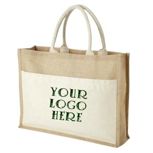 Bonne Qualité Personnalisé Jute Sac À Main - Product Image 1