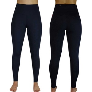 Mallas y pantalones de montar de caballo ecuestre, con bolsillo y silicona - Product Image 1