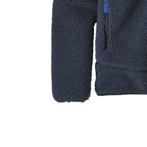 Fleece <b>Jacket</b> Premium Winter <b>Zip</b> <b>Up</b> Fleece Outerwear Soft Sherpa Fabric OEM Manufacturer Factory Production - Product Image 3