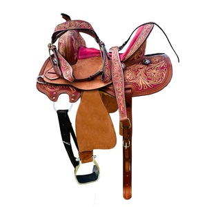 Silla de Montar Western Profesional de Cuero Genuino para Caballo, Equipo Personalizado para Montar a Caballo en Ranchos y Senderos, Fabricante Premium, Proveedor Mayorista - Product Image 1
