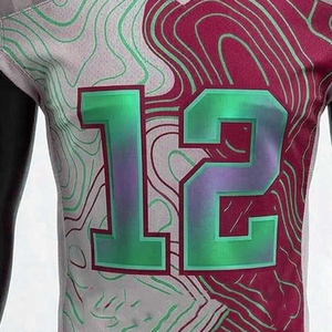เสื้ออเมริกันฟุตบอลขายดีที่สุด สวมใส่สบาย สำหรับขาย แบบสั่งทำได้ สำหรับเด็กและผู้ใหญ่ เสื้อทีมอเมริกันฟุตบอล - Product Image 6