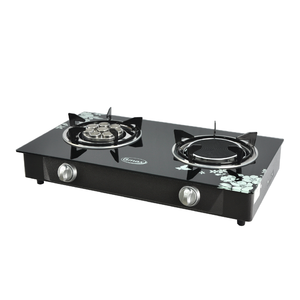 GAS <b>STOVE</b> Portable Infrared+Turbo 2-Burner GL-702TI LPG/Natural Glass/Ceramic Knob Safe for Home/Hotel/Restaurant/Cooker Use - Product Image 3