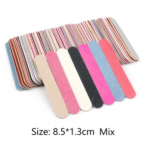 Paquete de 100 Limas de Uñas de Cristal Mini, Juego de Limas de Doble Cara, Coloridas, Desechables, Grano 100, Herramienta para el Cuidado de las Uñas - Product Image 6