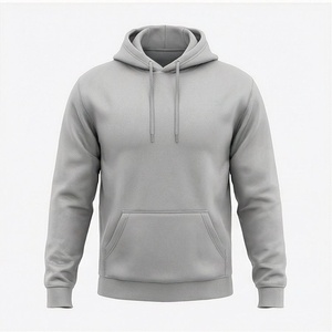 Sweat à capuche décontracté uni à manches longues, streetwear, design de logo personnalisé, pull pour hommes, vente en gros, prix d'usine, doux et confortable - Product Image 1