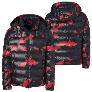 Blouson matelassé à capuche pour homme, en nylon, rembourré de coton, imperméable, respirant, avec fermeture éclair, pour l'hiver, style décontracté - Product Image 2