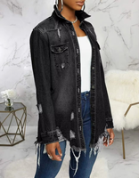 Camisa Vaquera de Mujer con Estampado 3D Estilo Vintage, Tela Suave y Transpirable de 360g, Diseñada para Comodidad y Atractivo Estético