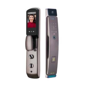 Cerradura de puerta inteligente con huella dactilar, cerradura Wifi Digital, cámara conectada, reconocimiento facial, cerradura de puerta automática con huella dactilar, novedad - Product Image 2