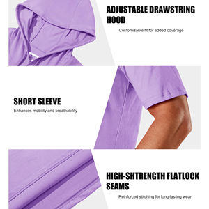 Sudadera con capucha de color sólido 100% algodón, con logo impreso personalizado de alta calidad, para hombre, para uso diario en verano, mezcla de algodón básica. - Product Image 4