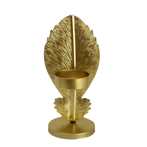 Brass Christmas Tree Candle Stand With Wooden Base Home Decoration Durable Metal <b>Ornament</b> - Product Image 2