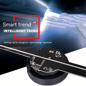 Ventilateur publicitaire holographique 3D à vision directe amélioré avec écran, idéal pour l'affichage publicitaire en magasin, bar ou fête, et la diffusion vidéo. - Product Image 2