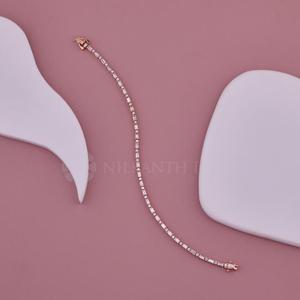 New Arrival 10K 14K 18K Solid Gold Diamond <b>Bracelets</b> <b>Bangles</b>, 2.50 CT Round Cut Lab Created Diamond <b>Bangle</b> from Indian Supplier - Product Image 1