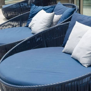 Mobilier d'extérieur pour la maison Canapé d'extérieur Chaises longues en rotin super confortables avec coussin à vendre - Product Image 6