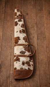 Étui en cuir et velours côtelé tendance avec bandoulière amovible, respirant et personnalisable, support pour 6 équipements de chasse à porter à la main - Product Image 3