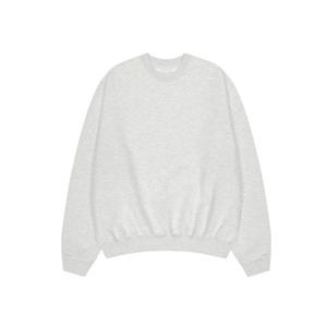 Pull en molleton épais 100 % coton pour homme, col rond, coupe oversize, bleu roi, épaules tombantes, avec logo personnalisé, fabricant, faible MOQ - Product Image 2