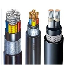 Cable de Alimentación Blindado Sobre Suelo de Aluminio Revestido de Cobre Aislado con PVC de 3.5 Núcleos y 400 mm², 30 m, Negro - Product Image 4