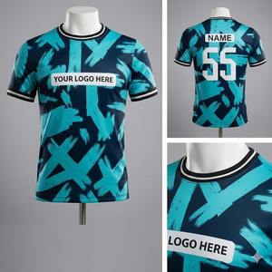 Camiseta de Fútbol Unisex 2026, Versión para Fanáticos, Manga Corta, Personalizable con Nombre, para Juego, Entrenamiento, Uso Diario, Impresa, Transpirable, OEM - Product Image 3