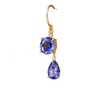 Boucles d'oreilles modernes faites à la main en argent sterling 925 derniers bijoux de mode de conception pour le mariage des femmes - Product Image 1